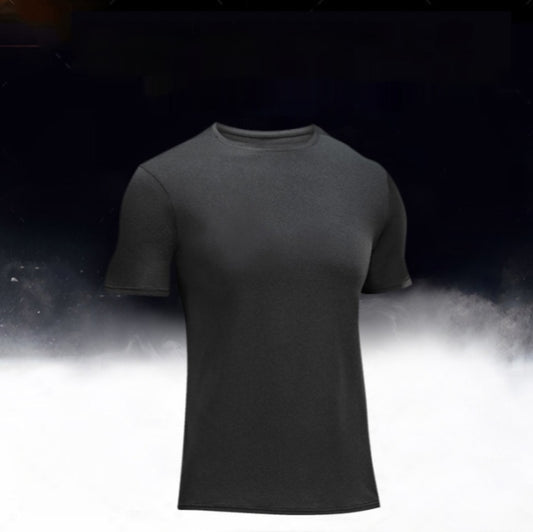 Men's Short-Sleeve T-Shirt Loose-Fit Quick-Drying Fitness Top