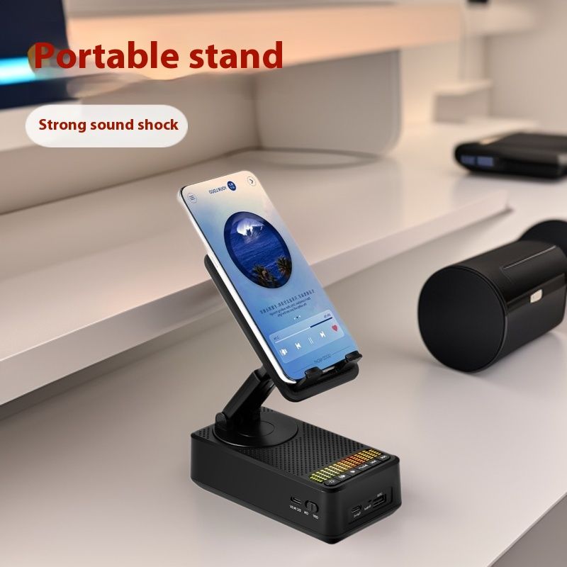Multifunctional Mobile Phone Bracket Audio With Power Bank