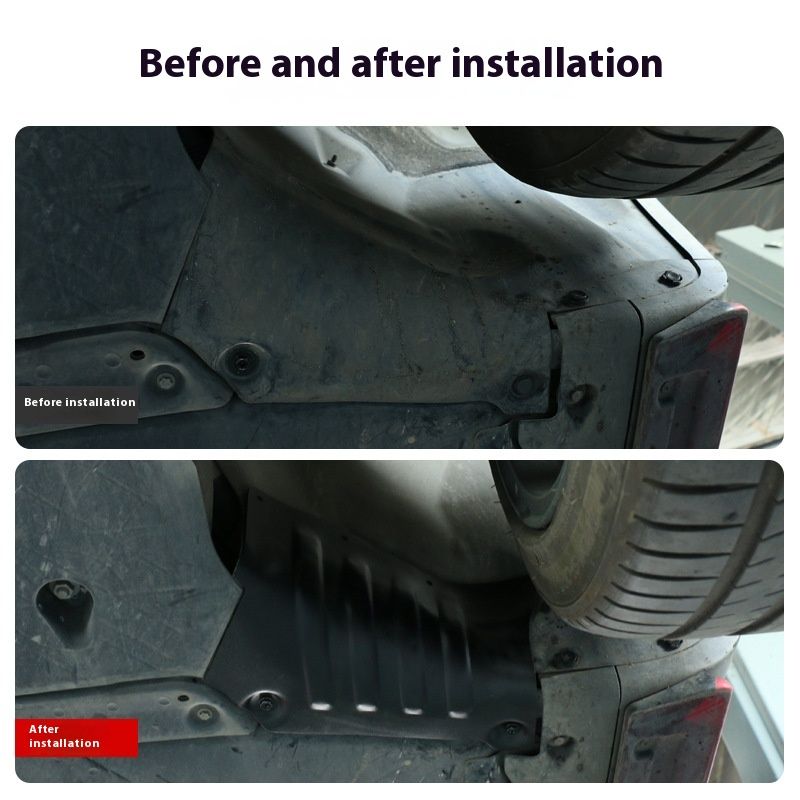 Coolant Pipe Guard Car Chassis Protection Modification Accessories