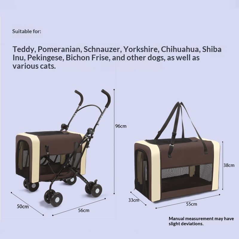 Pet Lightweight Foldable Carrier For Vehicles