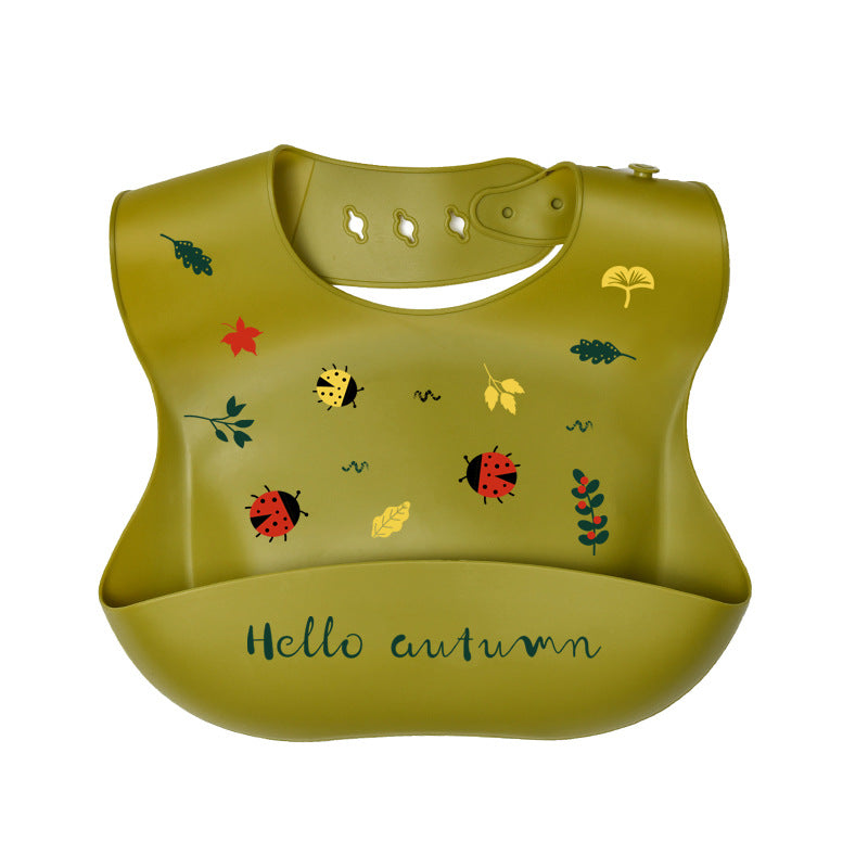 Waterproof Children's Saliva Bag Feeding Auxiliary Food Bib