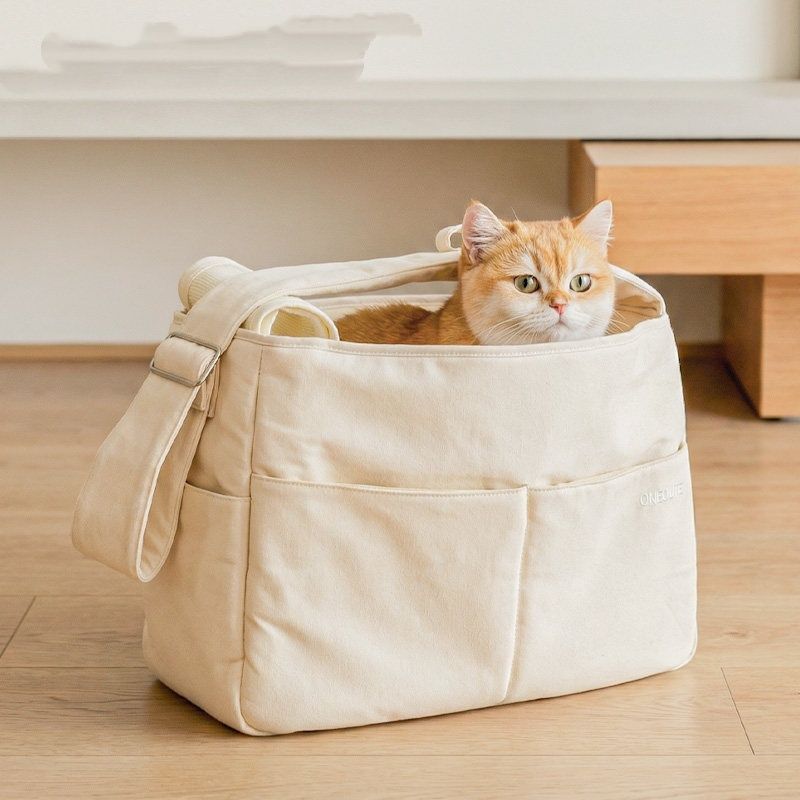 Pet Cat Carrier Portable For Outdoor Travel