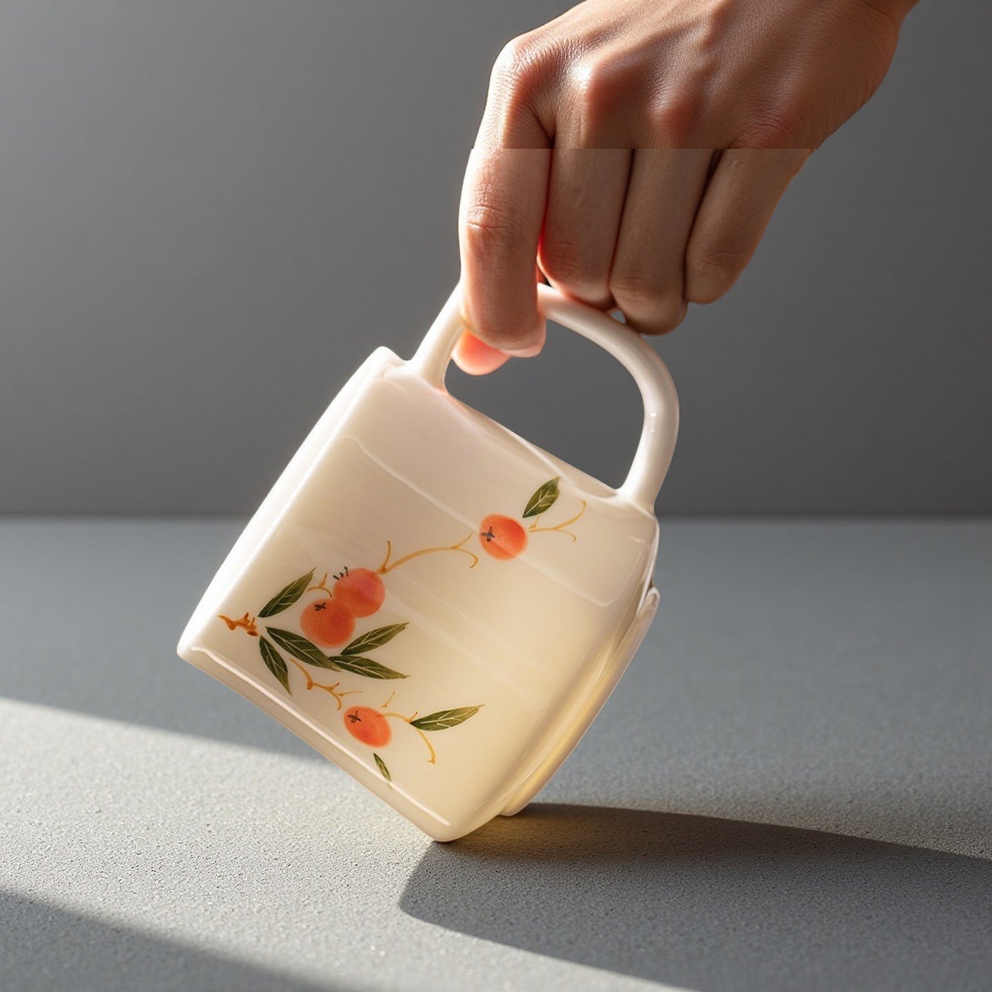 Hand Painted All The Best Underglaze Tea Cup Good-looking Coffee Cup