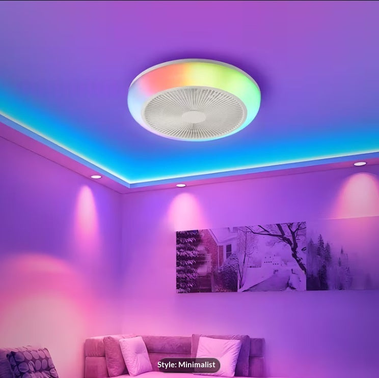 Ceiling-mounted Smart Fan-light With Powerful Airflow