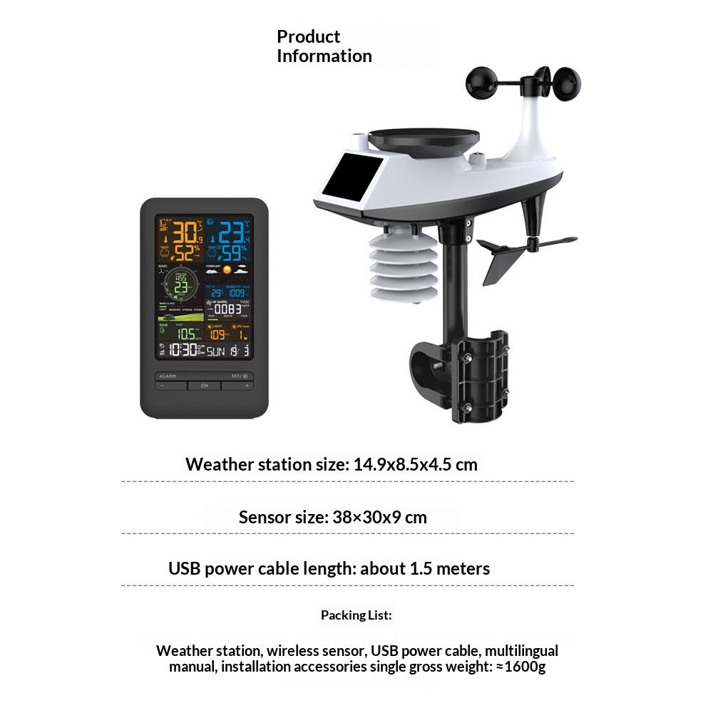 Graffiti WiFi Smart Weather Station Alarm Clock