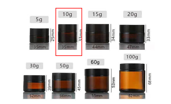 Amber Glass Cream Jar For Light-sensitive Products