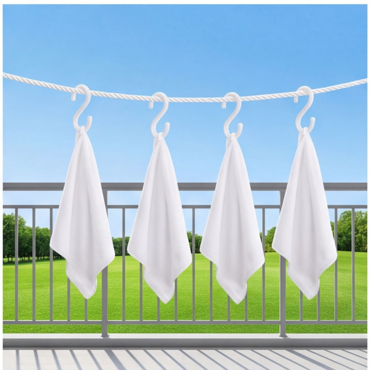 15 M Nylon Flag Rope With 4 Mounts, Durable Flag Rope For The Garden, Balcony, And Events—party Accessory Set