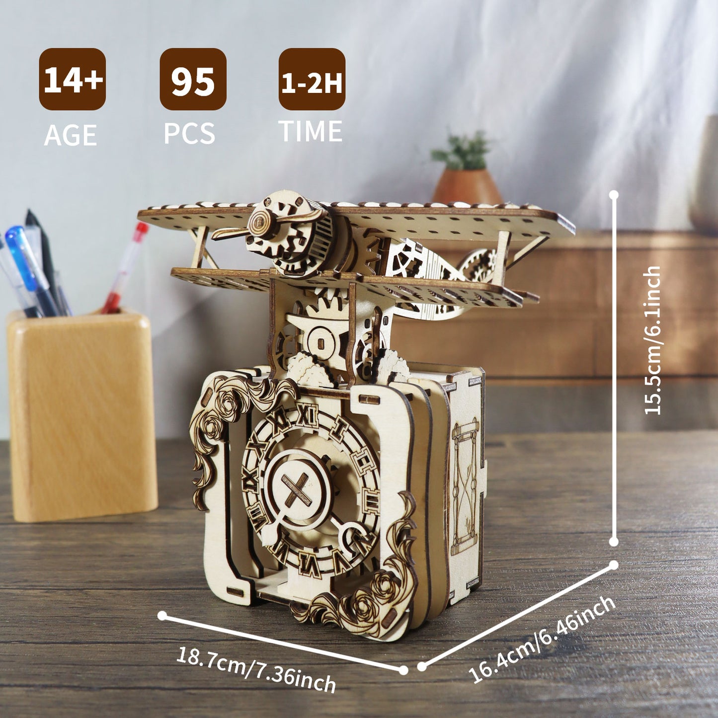 Sales Are Prohibited On The TEMU And SHEIN -MUSIC PARK 3d Wooden Puzzle Punk Airplane Music Box You Are My Sunshine Handmade Assembly Model Kit Holidays Brthdays Christmas Gifts
