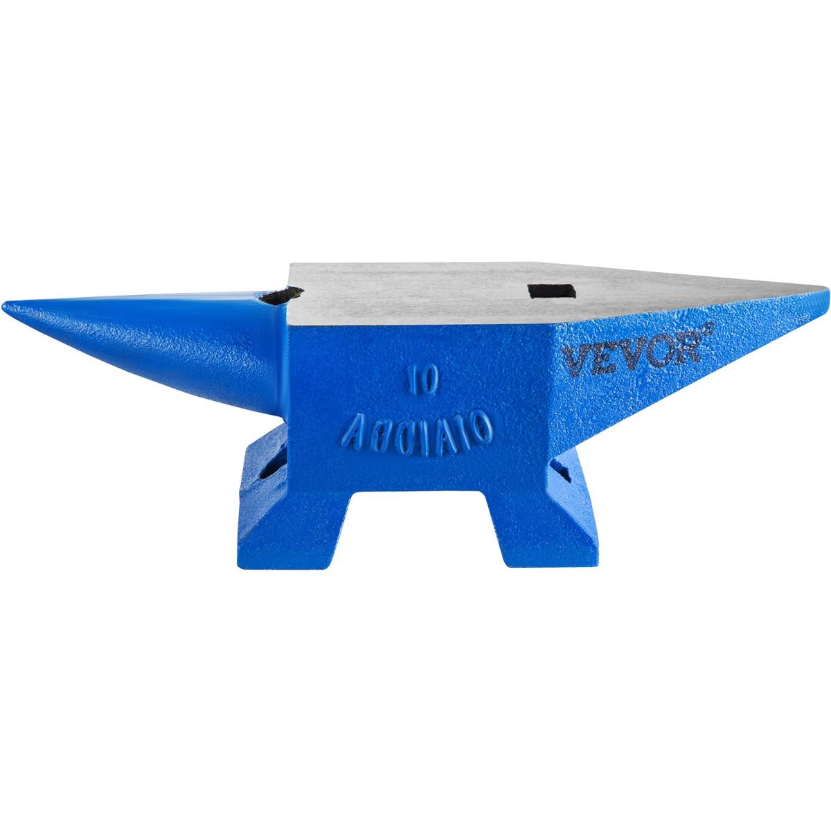 Single Horn Anvil 22Lbs Steel Anvil Blacksmith For Sale Forge Steel Tools WRound And Square Hole And Equipment Anvil Rugged Blacksmith Jewelers Durable And Robust Metalsmith Tool