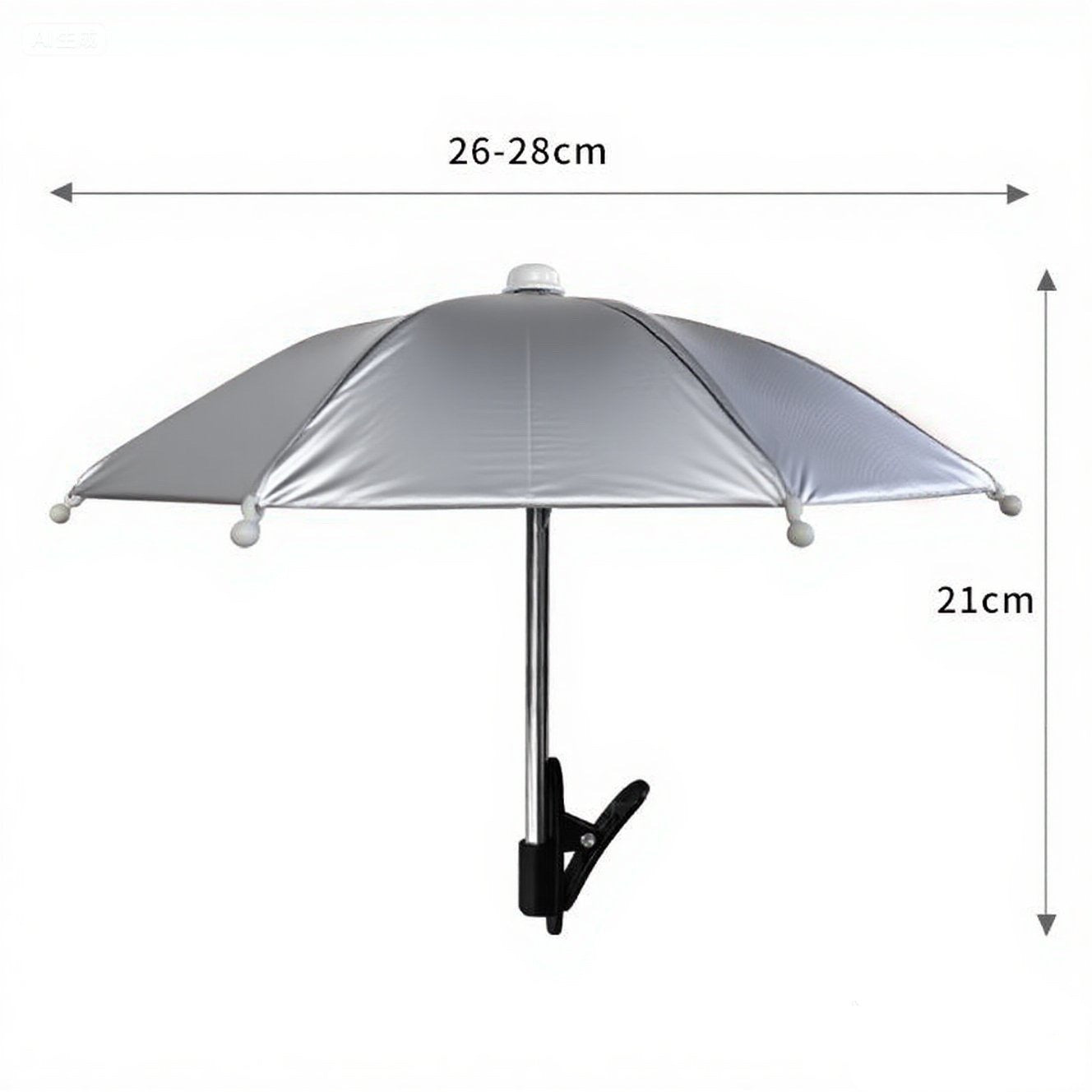 Phone Holder Umbrella Clip Outdoor Umbrella Phone Mount