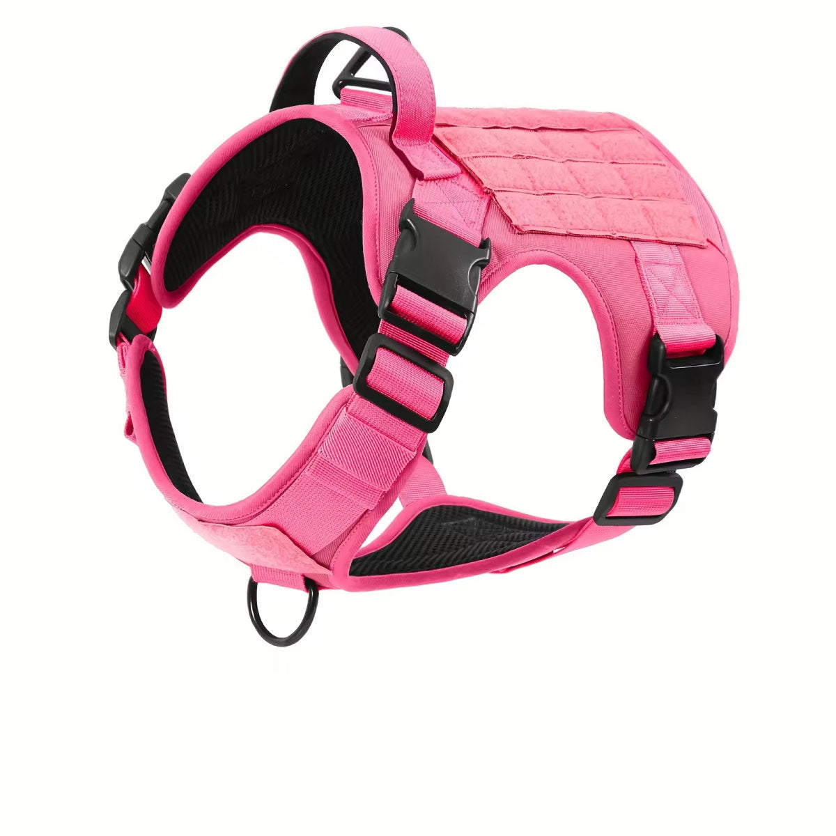 Tactical Pet Chest Service Dog Harness Vest Adjustable Reflective Dog Harness Metal Buckle Hiking Training