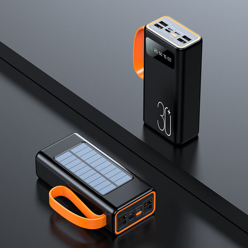 Power Bank Super Capacity Solar Outdoor Portable Camping Backup Mobile