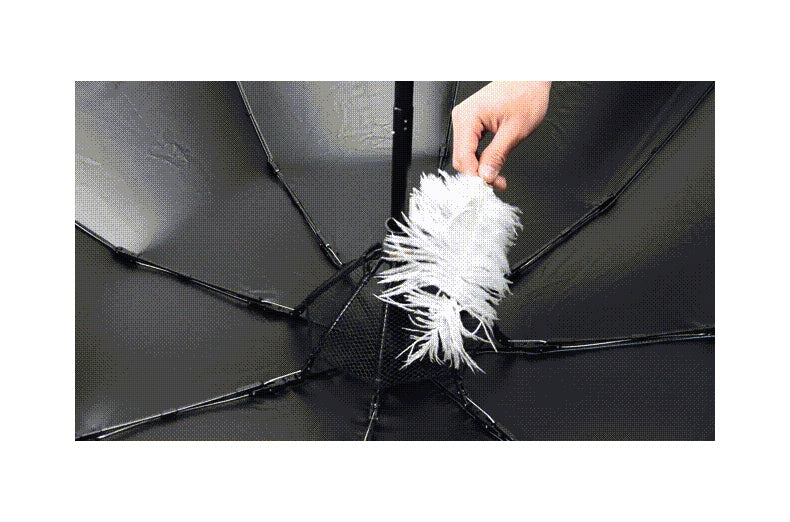 Cooling Folding Umbrella Advanced Sense Sunshade Charging Vinyl Sun Protective