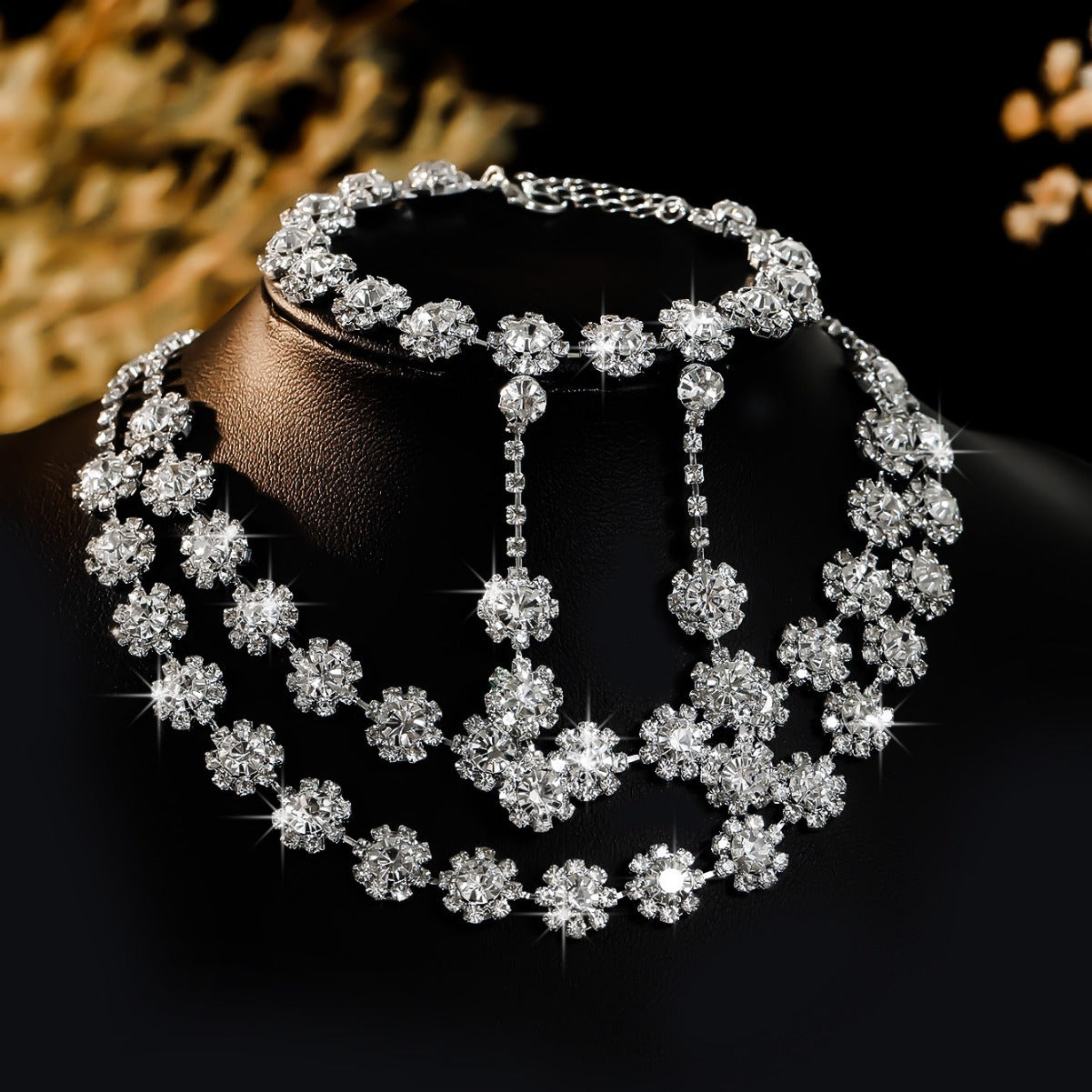 European And American Bridal Jewelry Necklace Earrings Jewelry Bracelet Banquet Dress Chain Fashion Joker Temperament Accessories Wholesale