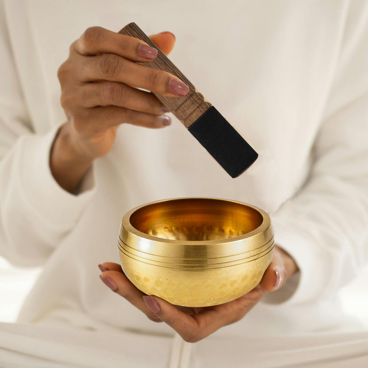 Nepalese Sanskrit Singing Bowl Yoga Meditation Copper Bowl