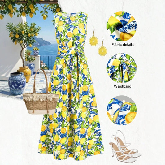 Bohemian Romantic Floral Resort Style French Inspired New Dress