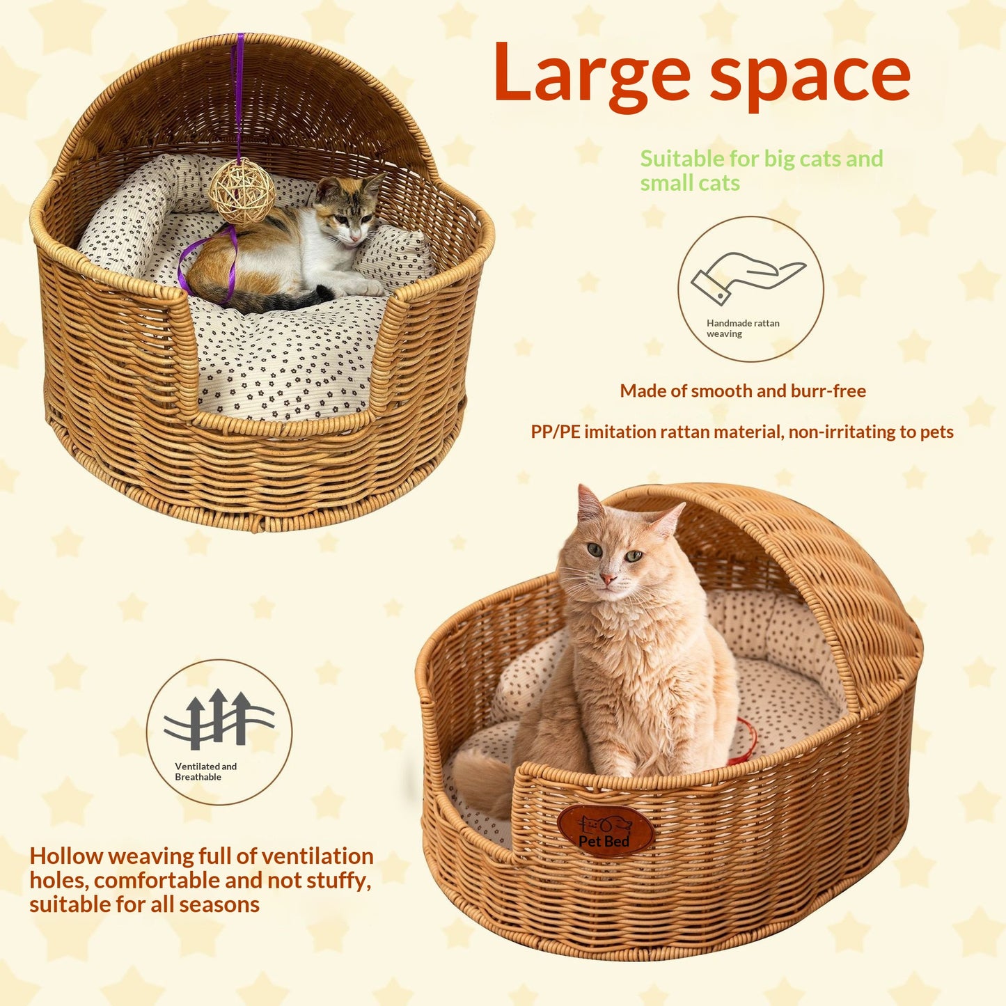 Detachable And Washable Cat Villa Cradle Pet Supplies