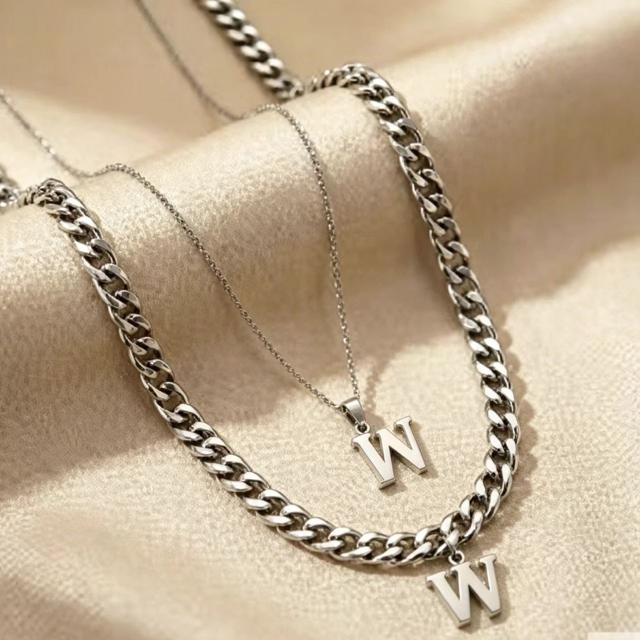 New 26-letter Pendant Sweater Chain Necklace
