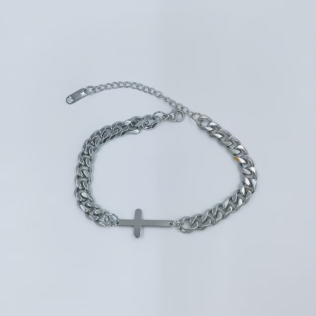 Stainless Steel New Creative Mens Letter Bracelet