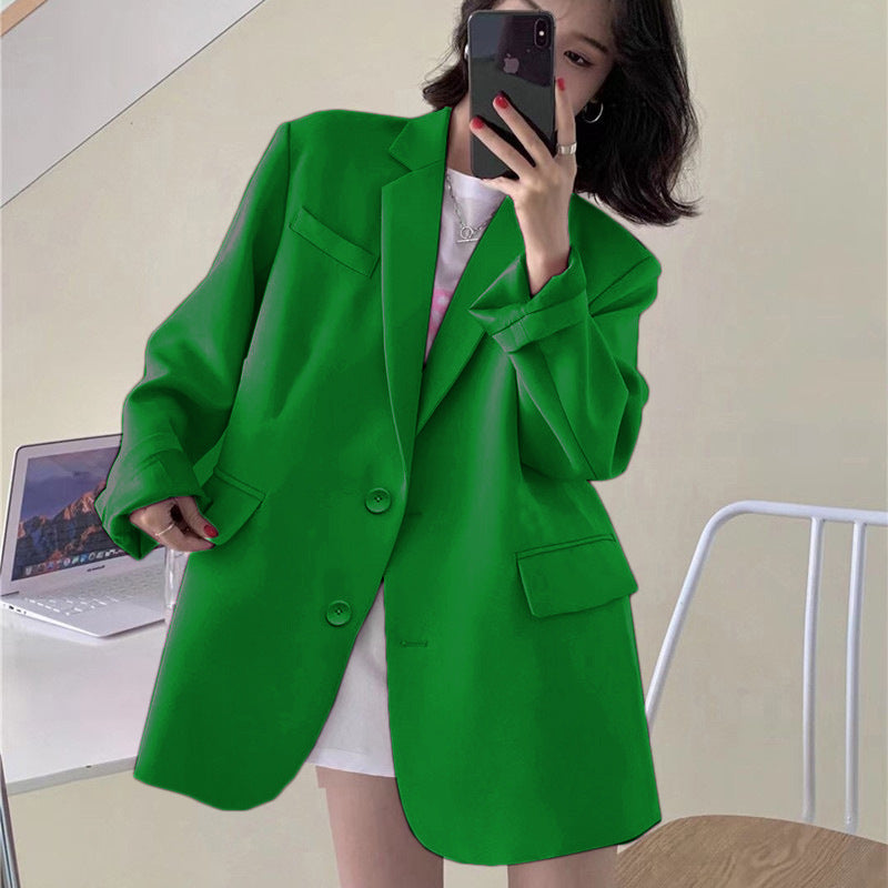 Korean-style British-style Suit Womens Coat