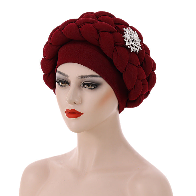 African Woven Woven Hat Plus Accessories Toque