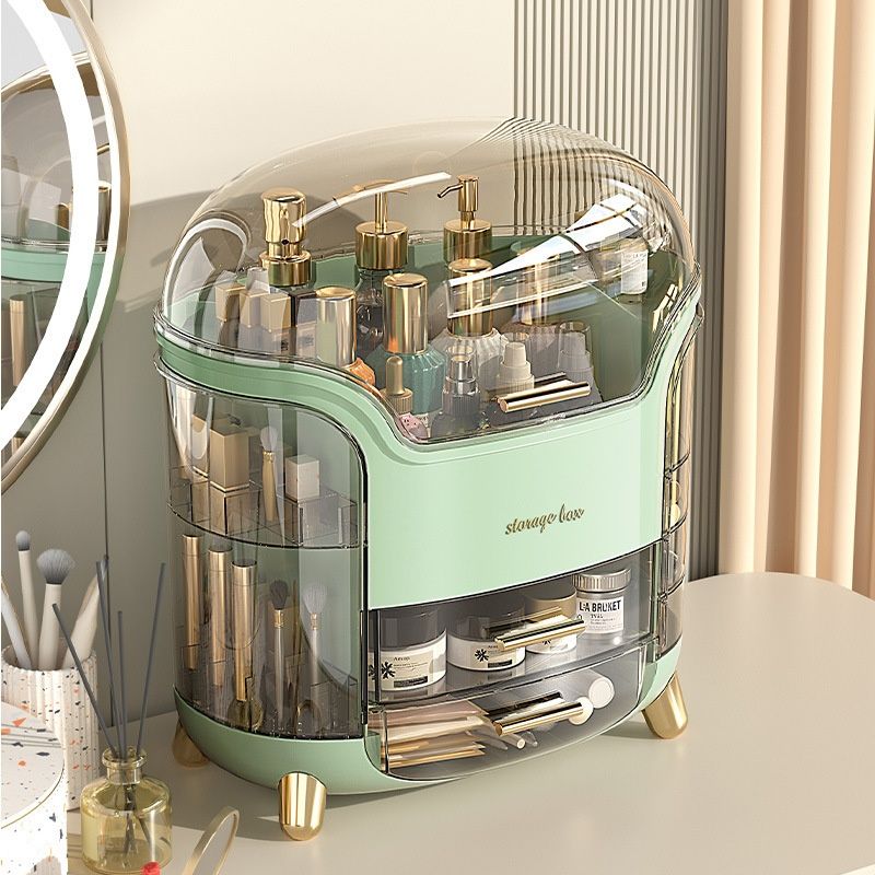 Desktop Compartment Storage Box Skin Care Light Luxury Lipstick Storage Box