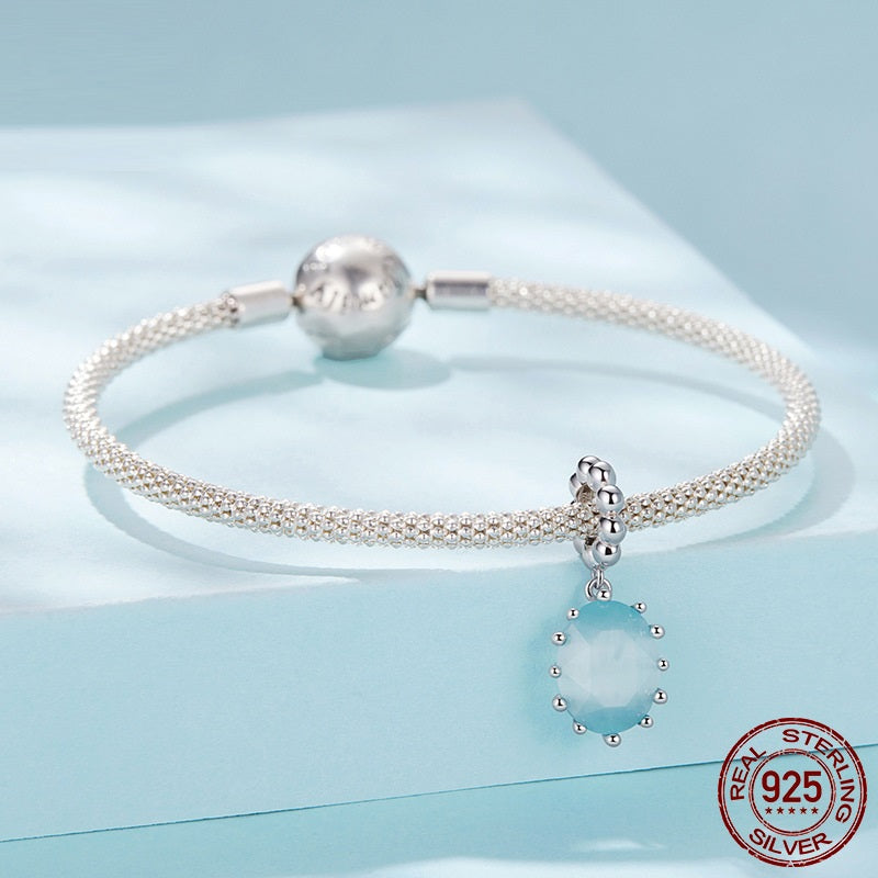 Original Light Blue Rock Candy Diy Pendant Ornaments Accessories