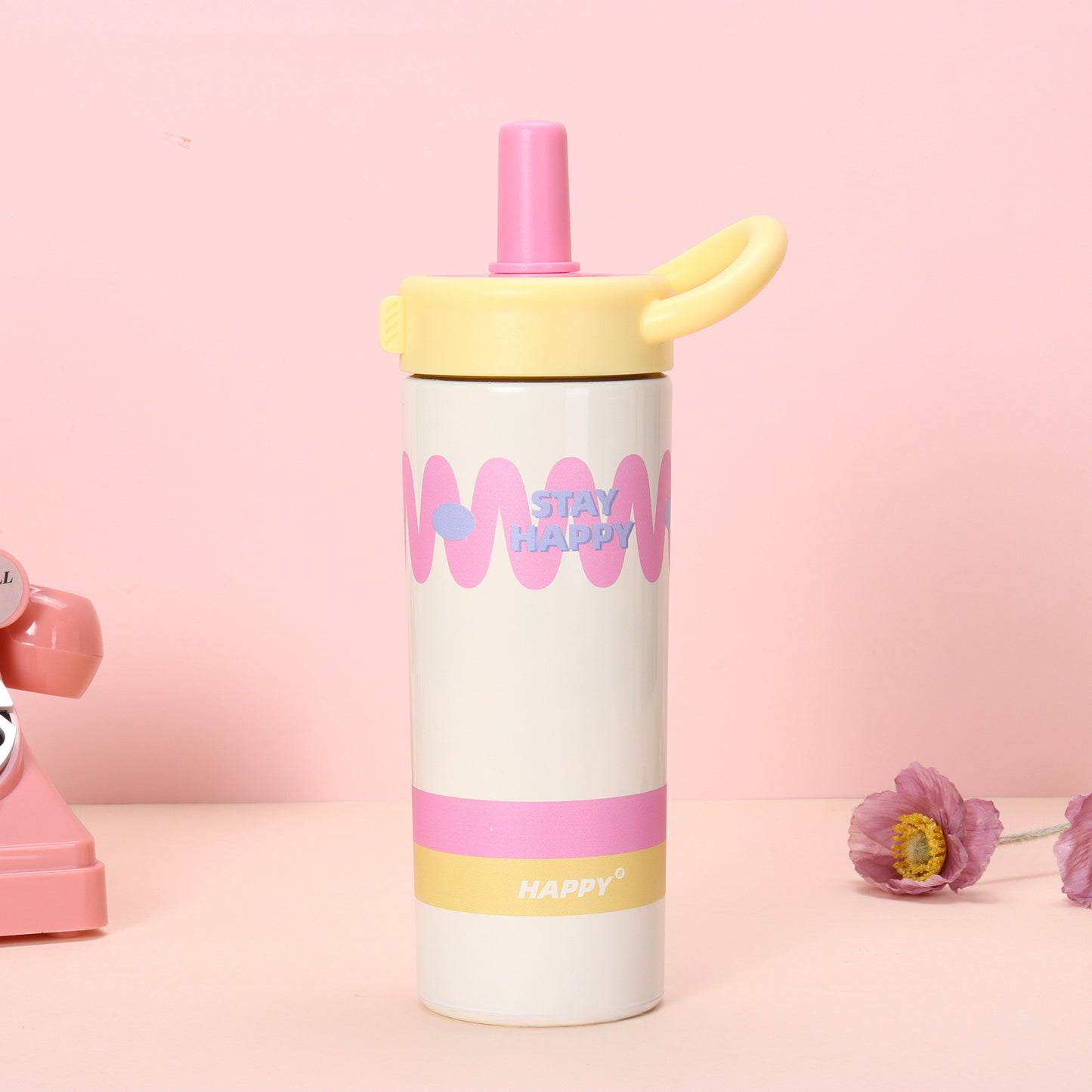 New Stylish High Grade Womens Portable Straw Cup With A Thickened Body