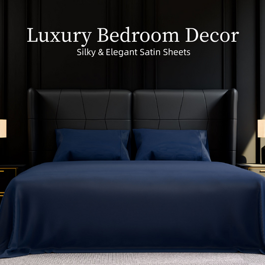 Bedding King Bed Sheets Set - 4 Piece Bedding - Brushed Microfiber - Shrinkage And Fade Resistant - Easy Care King, Navy Blue