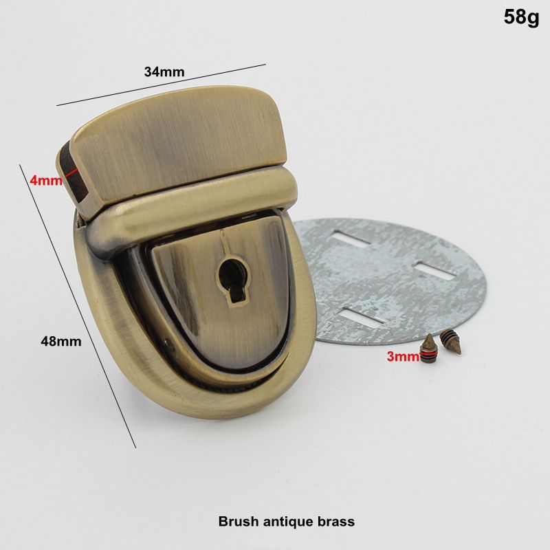 Four-color Bag Lock Catch Accessories Lock