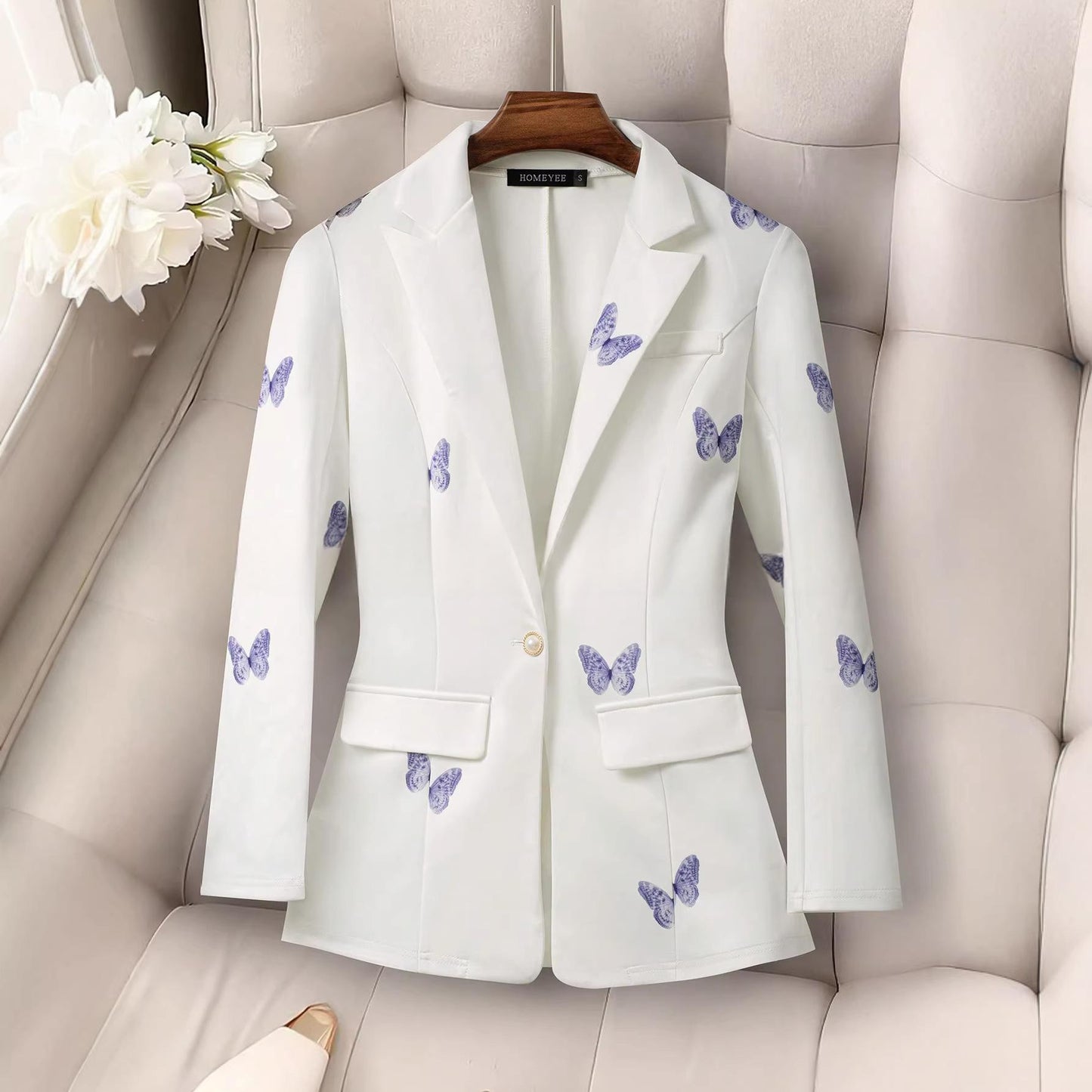 Fashionable Womens Korean-style Casual Blazer