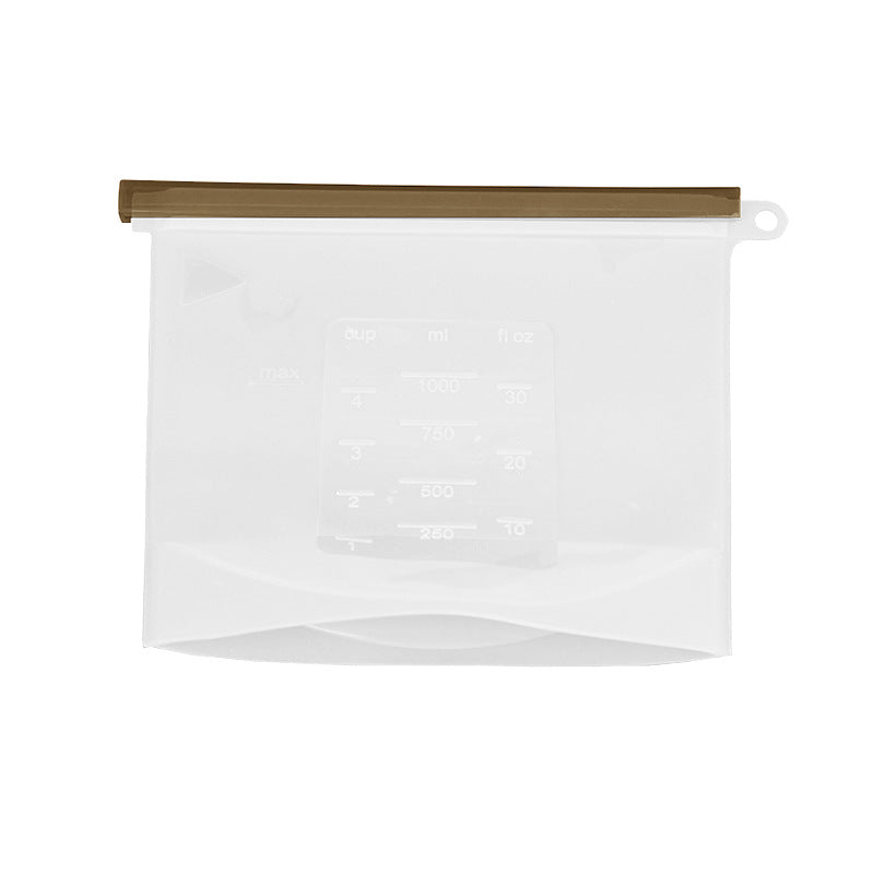 Silicone Fresh-Keeping Bags Food-Grade Sealed Bags Household Container Kitchen Food Storage Bags