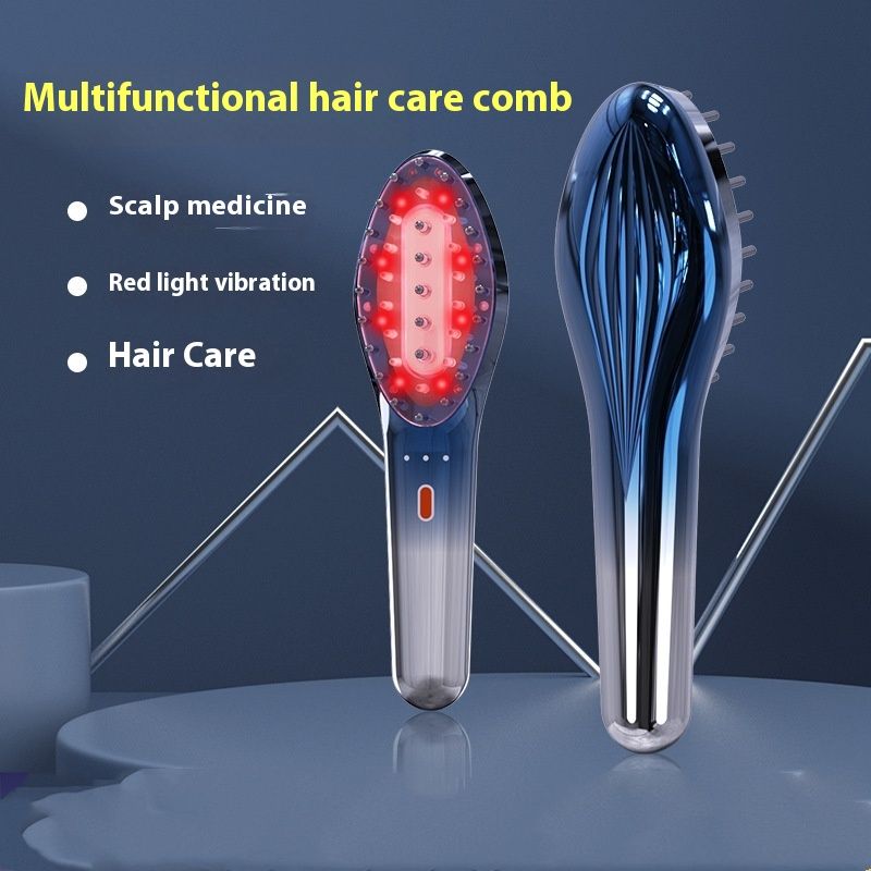 Red Light Hair Care Comb Anti-hair Head Massage Comb