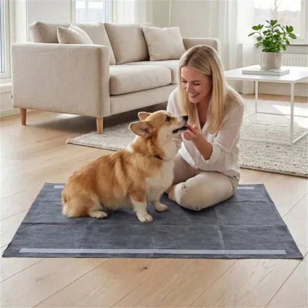 150 Pack Activated Carbon Dog Pee Pads 35.5"x24", Extra Large 6-Layer Odor Control Pet Training Pads