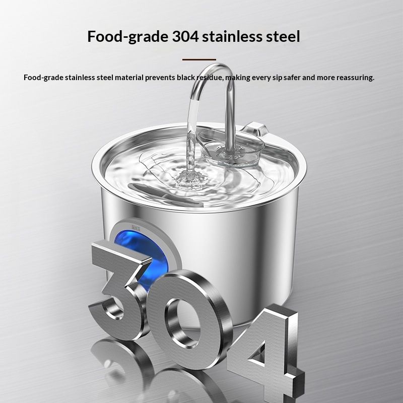 Pet Water Fountain Stainless Steel Water Dispenser