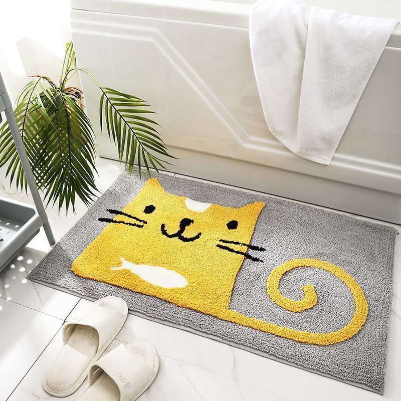 Floor Mat Household Thickened Cooling Mat Bathroom Entrance Hydrophilic Pad