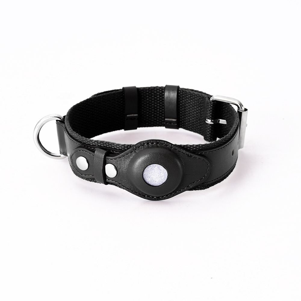 A Pple Tracker Airtag Pet Collar Adjustable Dog Leash Collar Medium Large Dog Accessories Puppy Pet Supplies