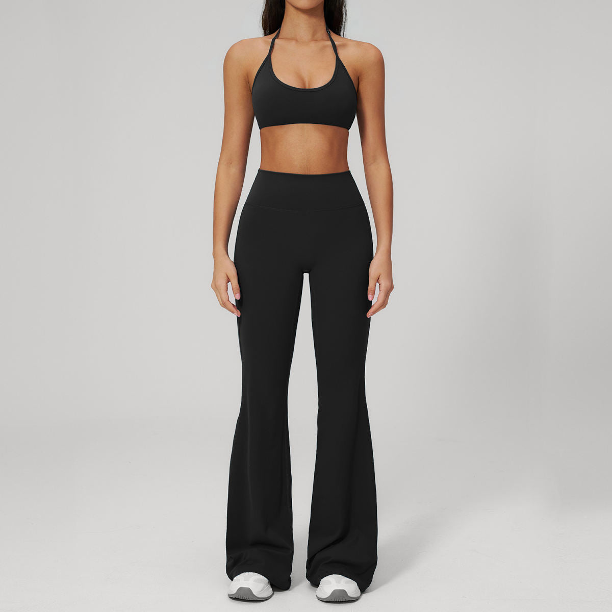 Womens Shockproof Bra And Yoga Outfit Set