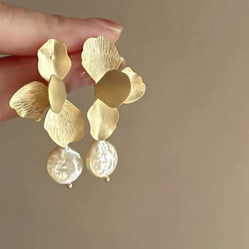 Classic Diamond Pendant Earrings For Women Geometric Retro Studs CZ High End Fashion Gift