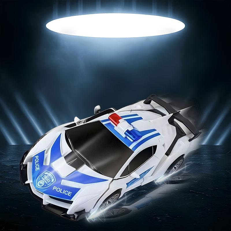 Multifunctional Transforming Vehicle Toy  Racing And Robot Modes  Perfect Gift For Kids