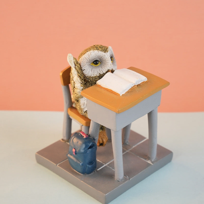 Creative Classroom Room Desk Decoration Cute Animal Figurines