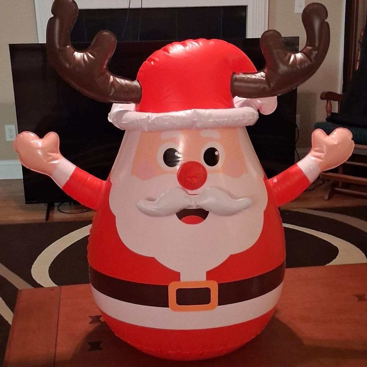Thickened PVC Inflatable Christmas Tumbler Toy