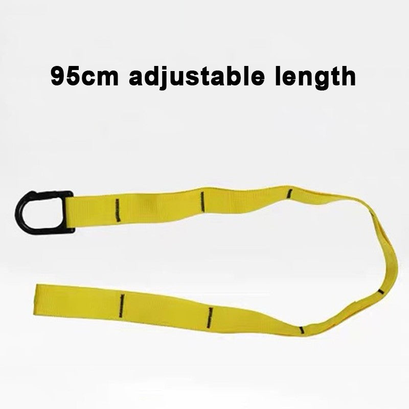 Suspension Resistance Band TRX Style Strap Adjustable Gym Fitness Pull Rope 6Pcs