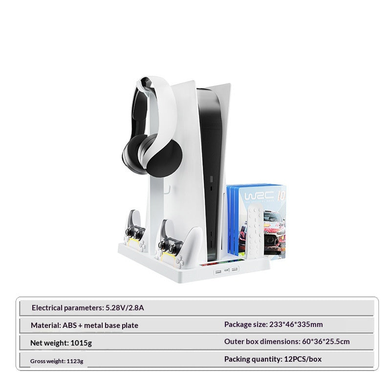 Universal Multi-Function Cooling Stand For Desktops With A Storage Tray