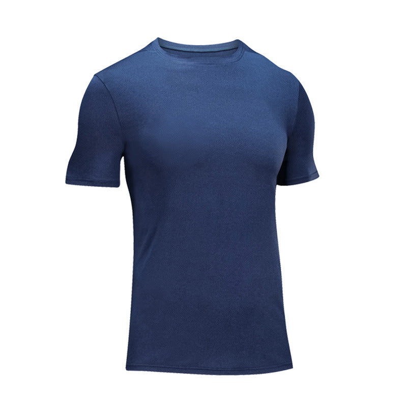 Men's Short-Sleeve T-Shirt Loose-Fit Quick-Drying Fitness Top