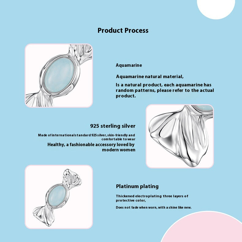 Sterling Silver Sweet Candy Bead Accessories Romantic