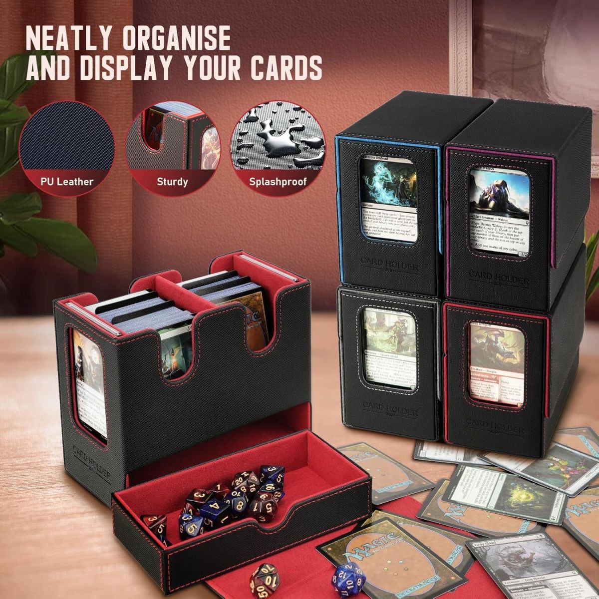 Dice And Card Storage Box Suitable For Deck Boxes