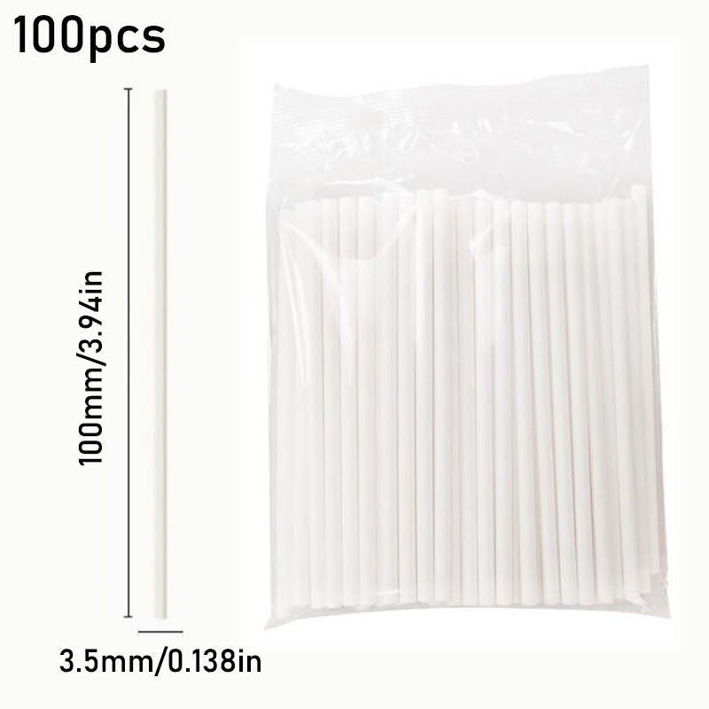 Lollipop Paper Chocolate Candy Sticks Handmade Baking And Crafting Accessories