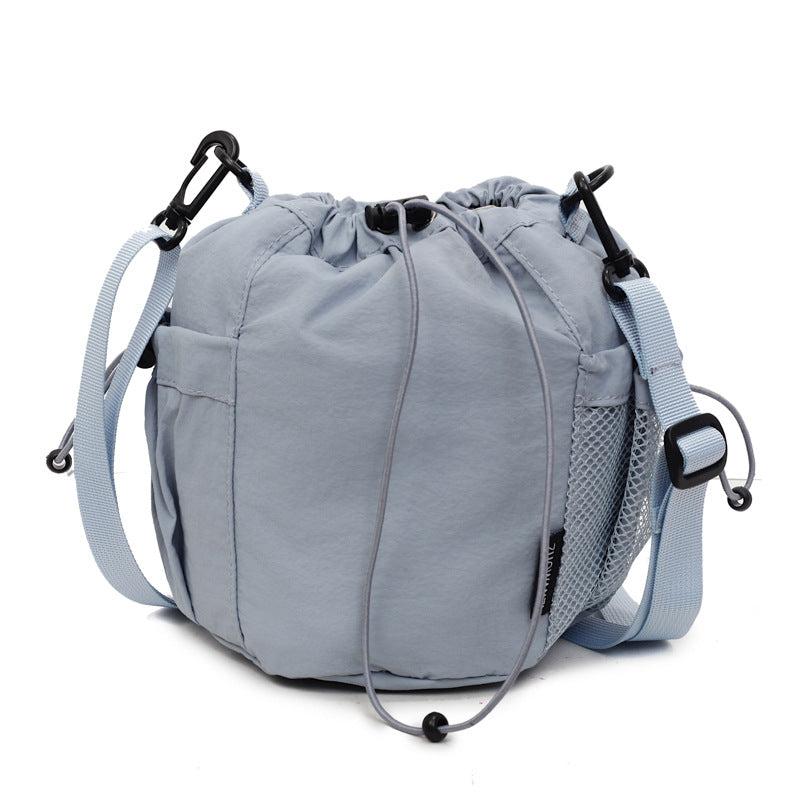 New Drawstring Crossbody Bag Womens Korean-style Lightweight Casual Design