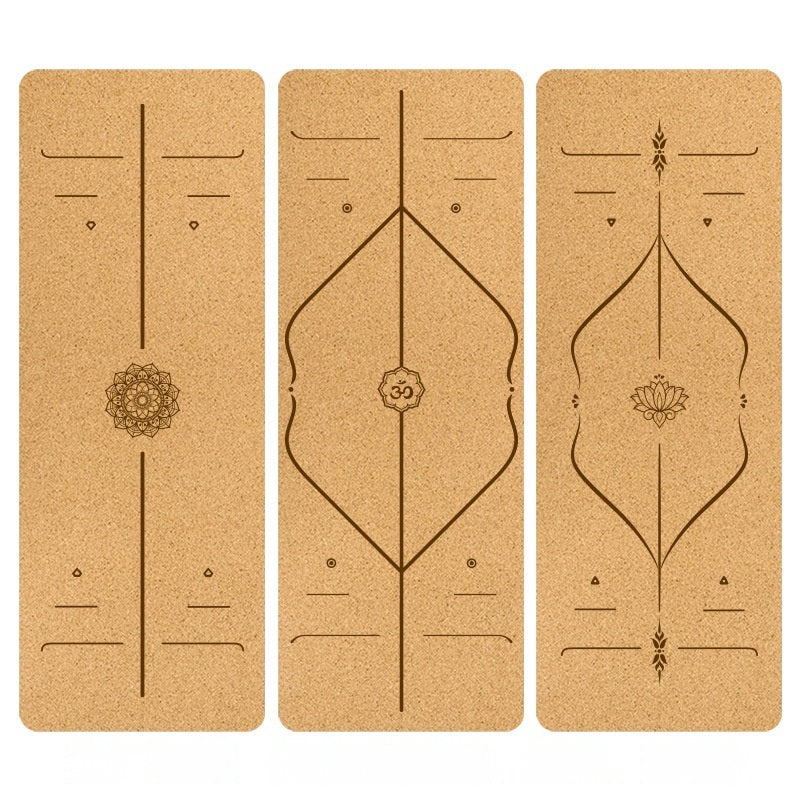 Natural Cork Rubber Yoga Mat